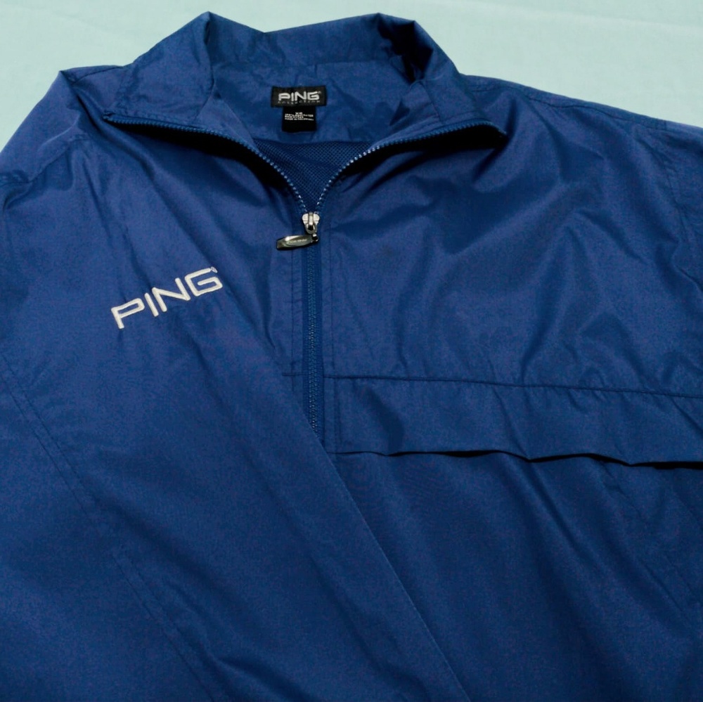 Blue Lightweight Ping Brand Jacket